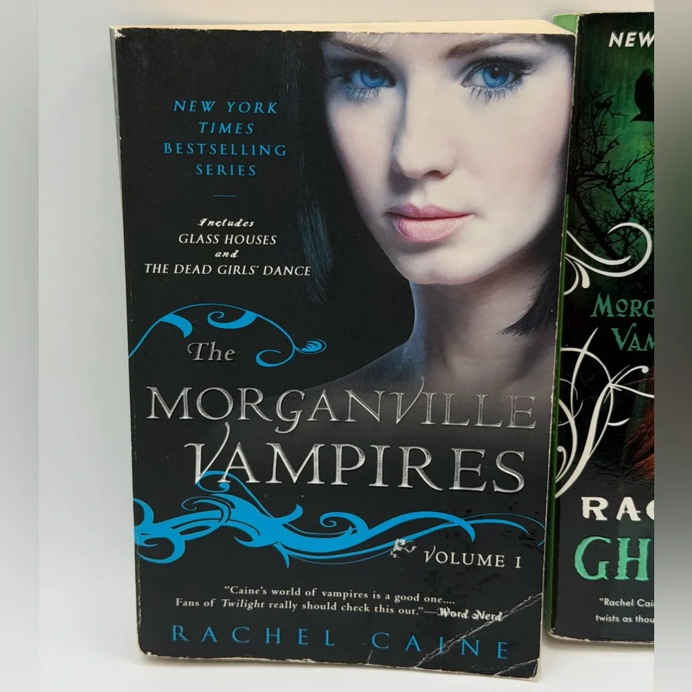 Lot Of 2 Rachel Caine Morganville Vampires Series Paperback Books - Ghost Town